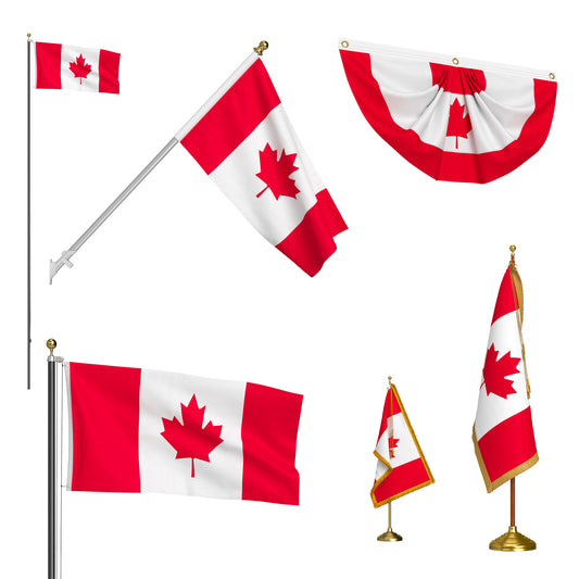 Canada Flag Collection 3D Model