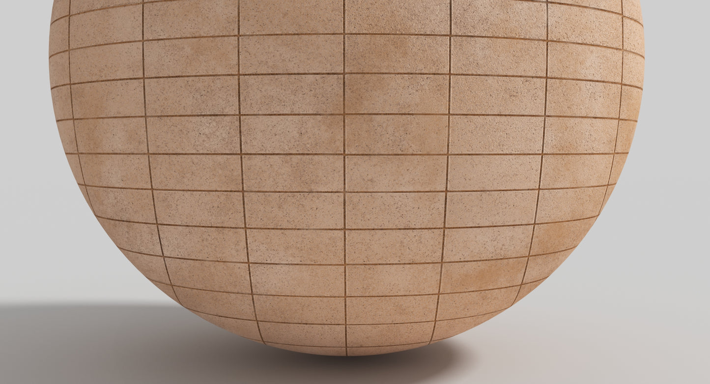 Concrete Block Wall Material and Texture