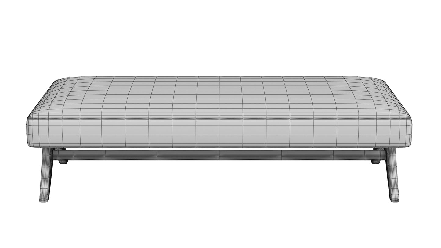 Pierre Jeanneret Daybed 3D Model