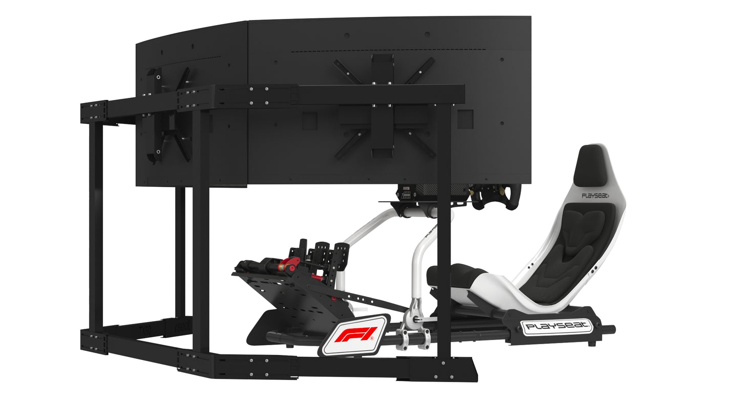 Playseat Formula Instinct F1 Edition Racing Simulator Seat with 3 Monitors 3D Model