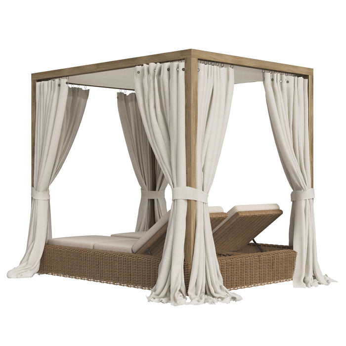 Restoration Hardware Provence Canopy Double Chaise