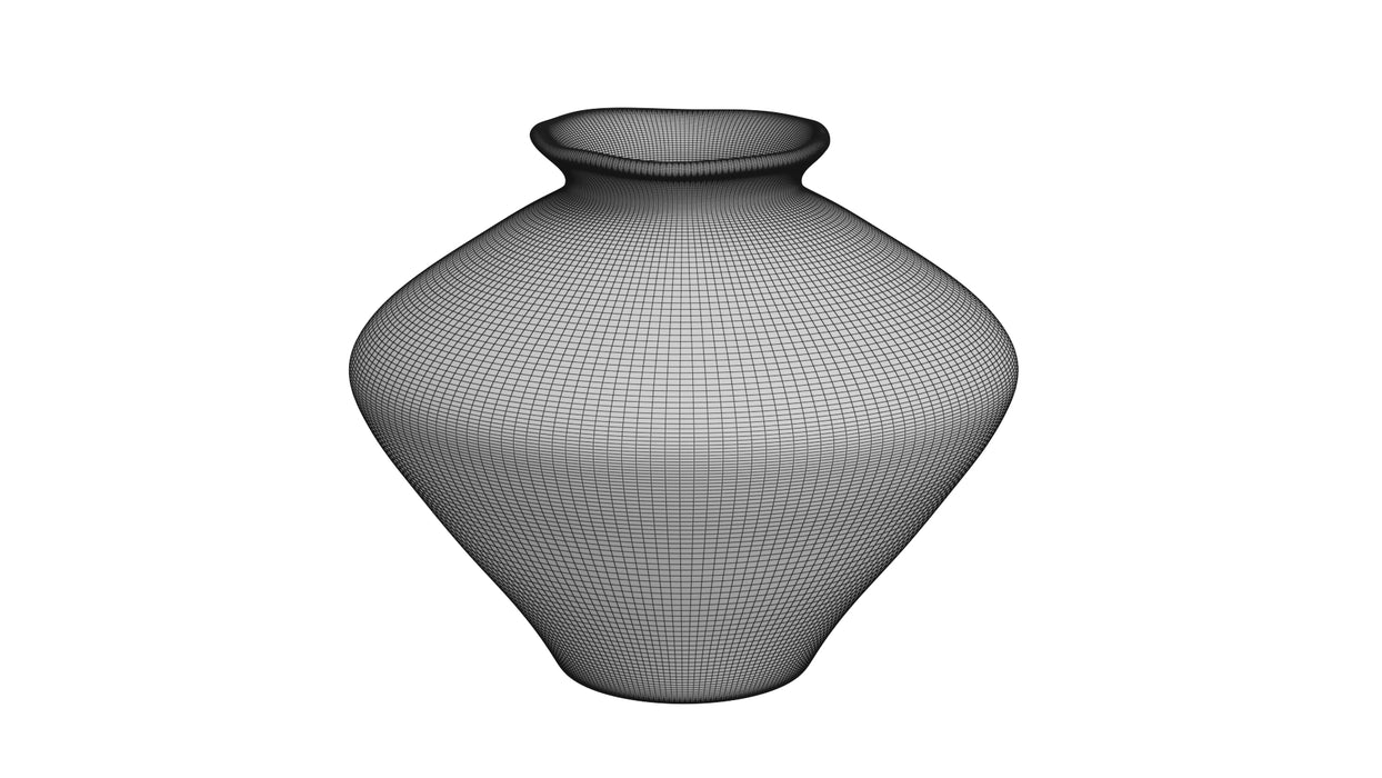 Rustic Vase Pottery 1 3D Model