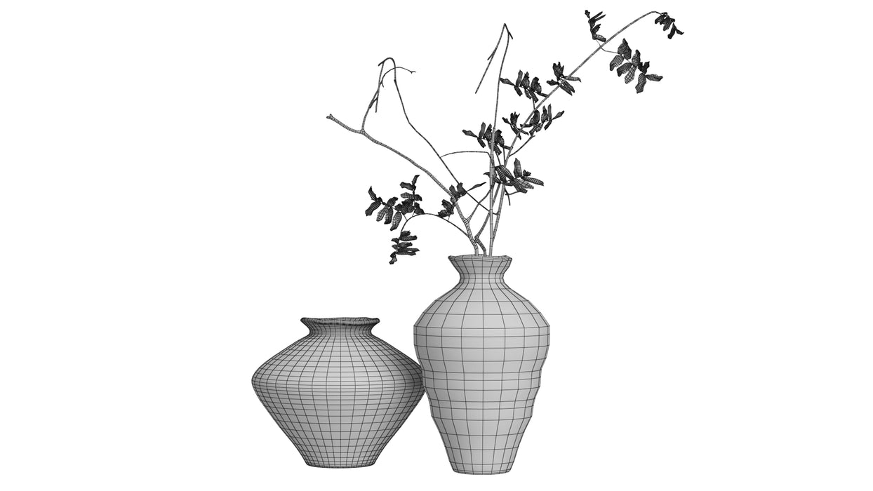 Rustic Vase Pottery Collection 3D Model
