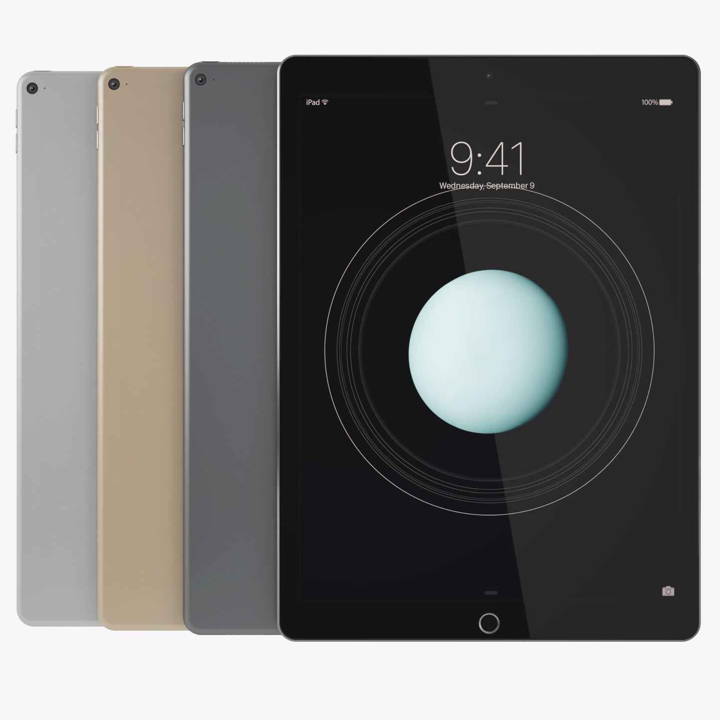 Apple iPad Pro All Colors 3D Model