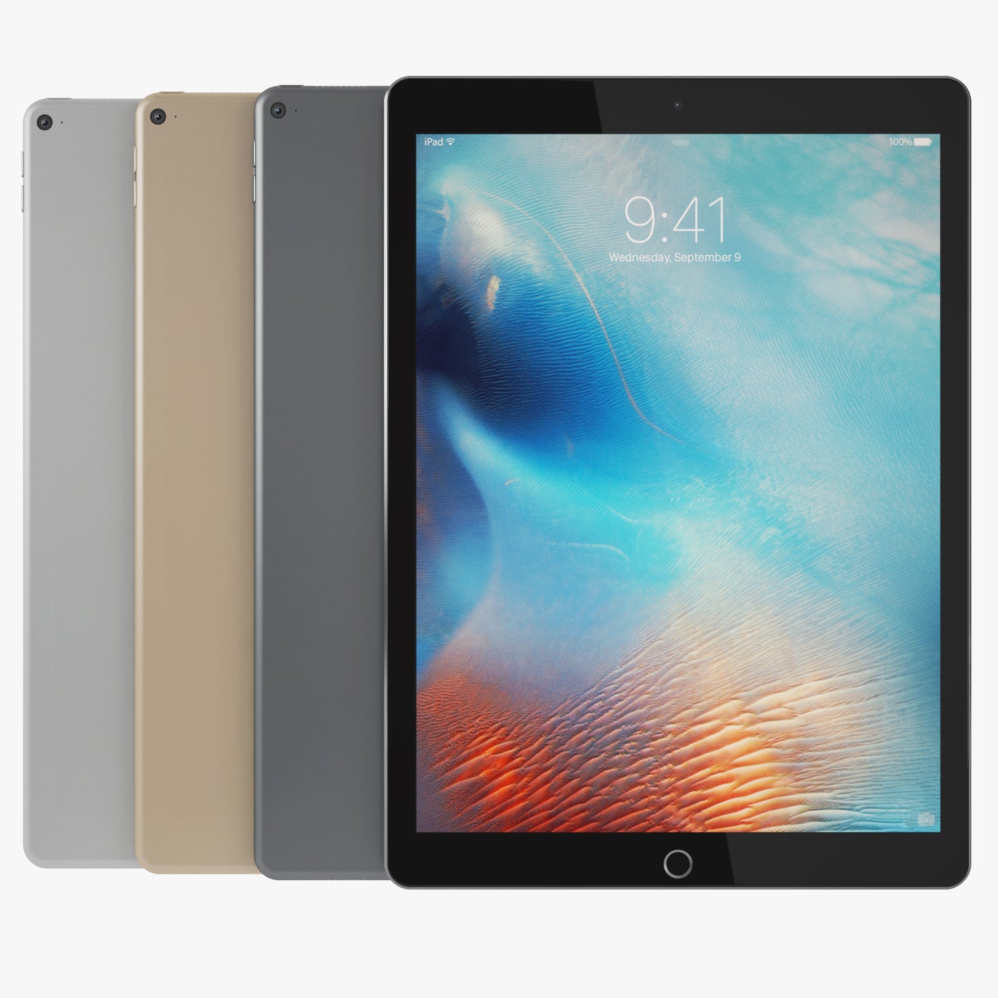 Apple iPad Pro All Colors 3D Model