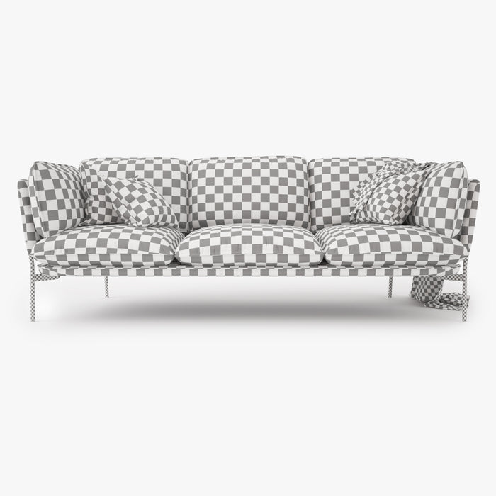 And Tradition Cloud Three Seater Sofa 3D Model