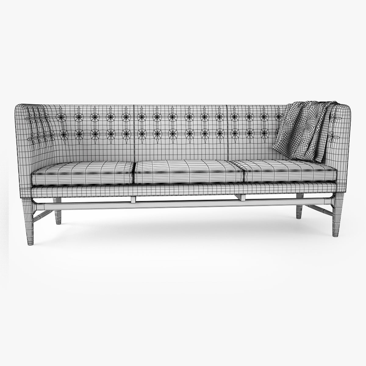 FREE And Tradition Mayor Sofa 3D Model