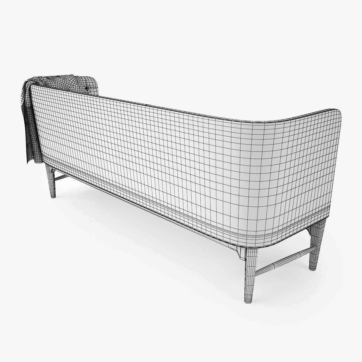 FREE And Tradition Mayor Sofa 3D Model
