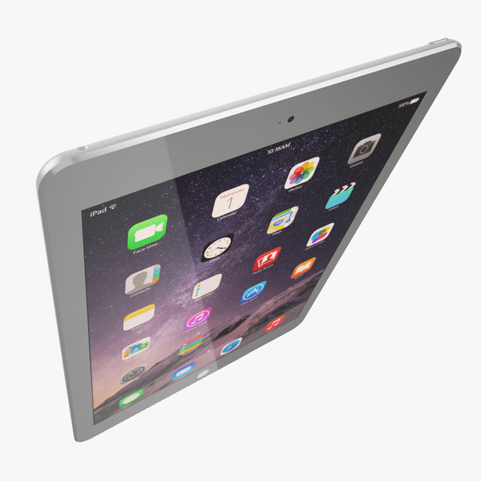 Apple iPad Air 2 Silver 3D Model