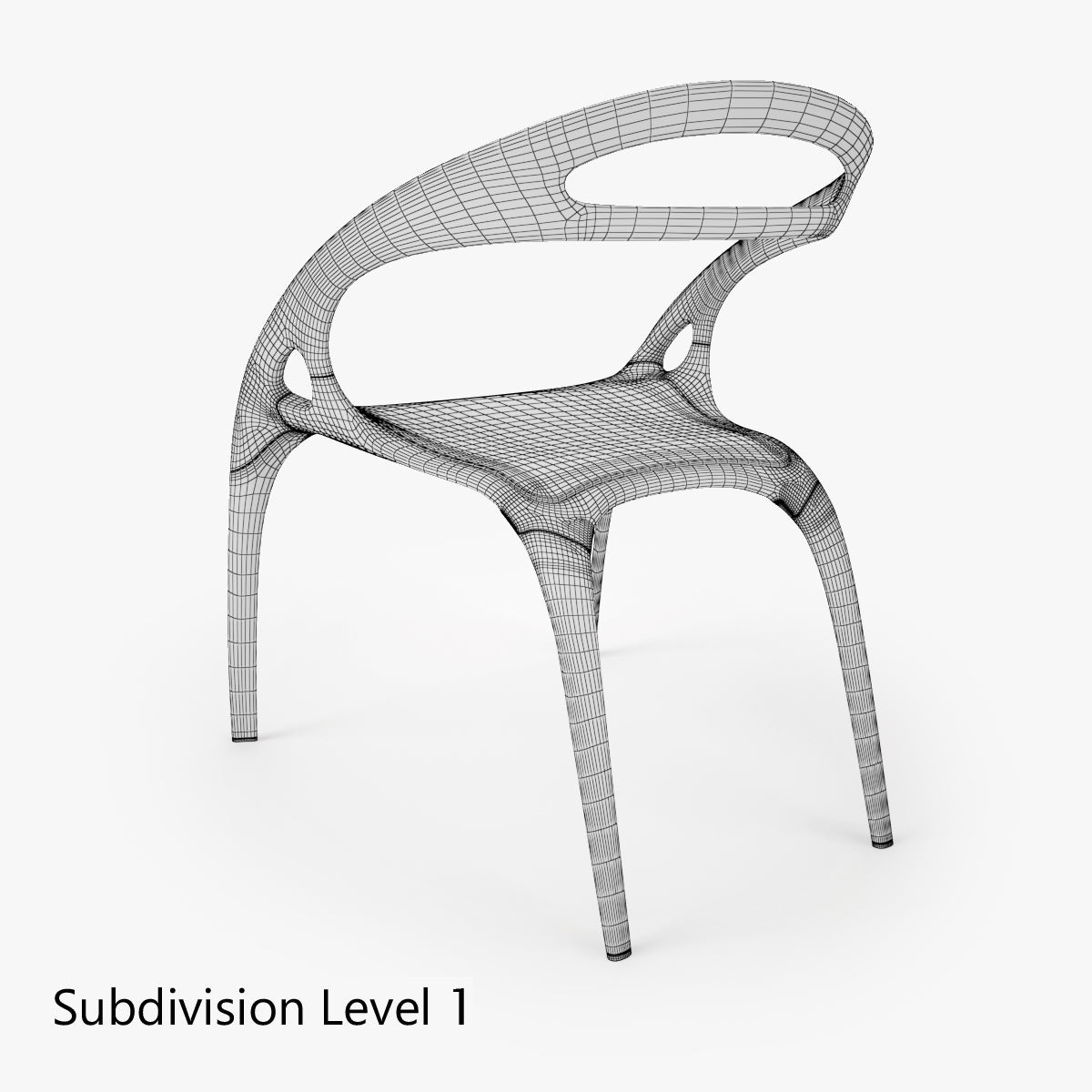 Bernhardt Design Go Chair 3D Model