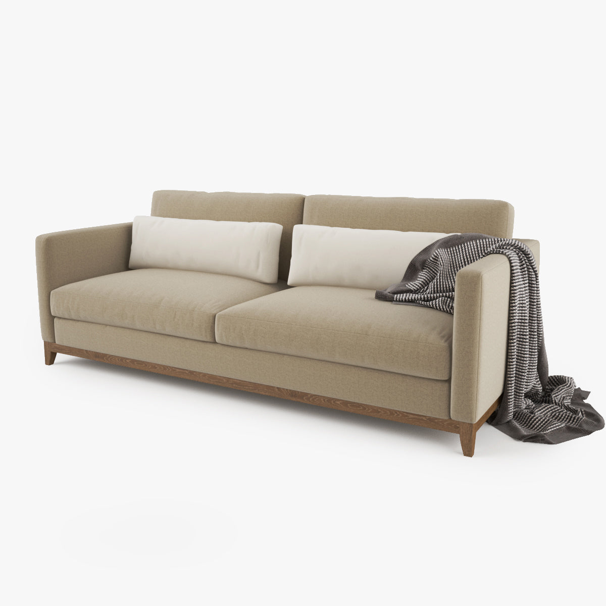 Crate and Barrel Taraval Sofa Collection 3D Model