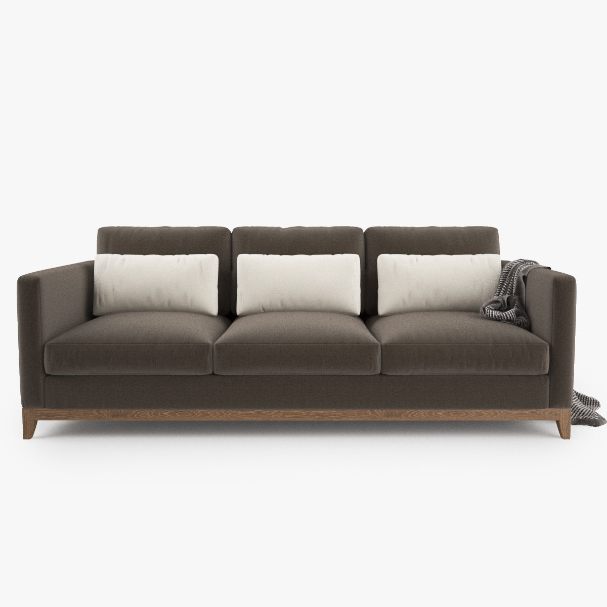 Crate and Barrel Taraval 3 Seat Sofa 3D Model