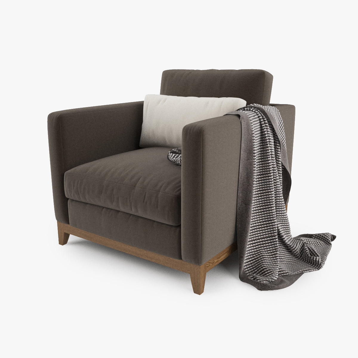 Crate and Barrel Taraval Armchair 3D Model