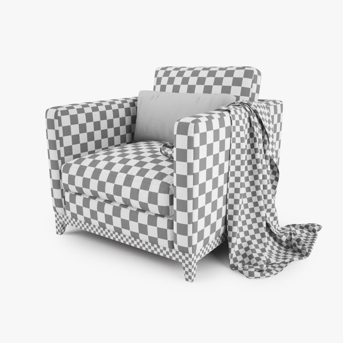 Crate and Barrel Taraval Armchair 3D Model