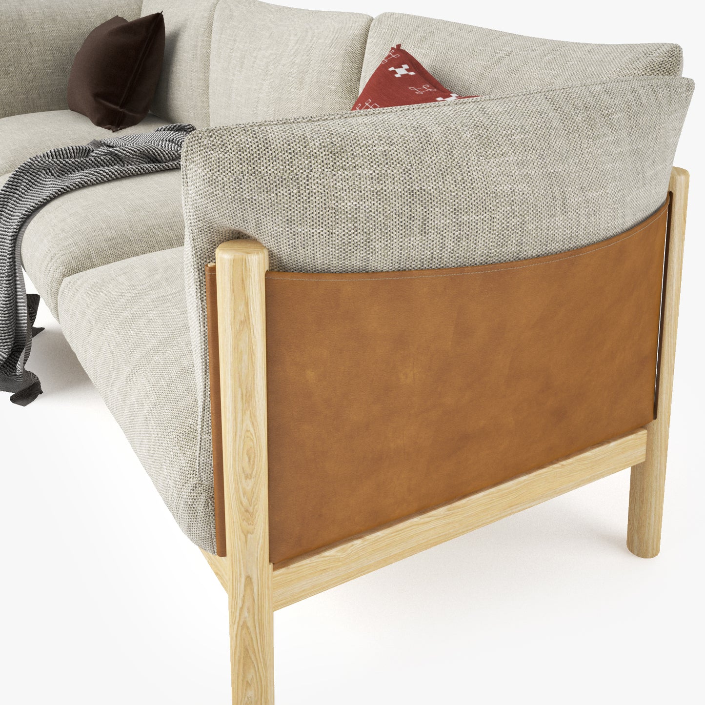 DePadova Yak Three Seater Sofa 3D Model
