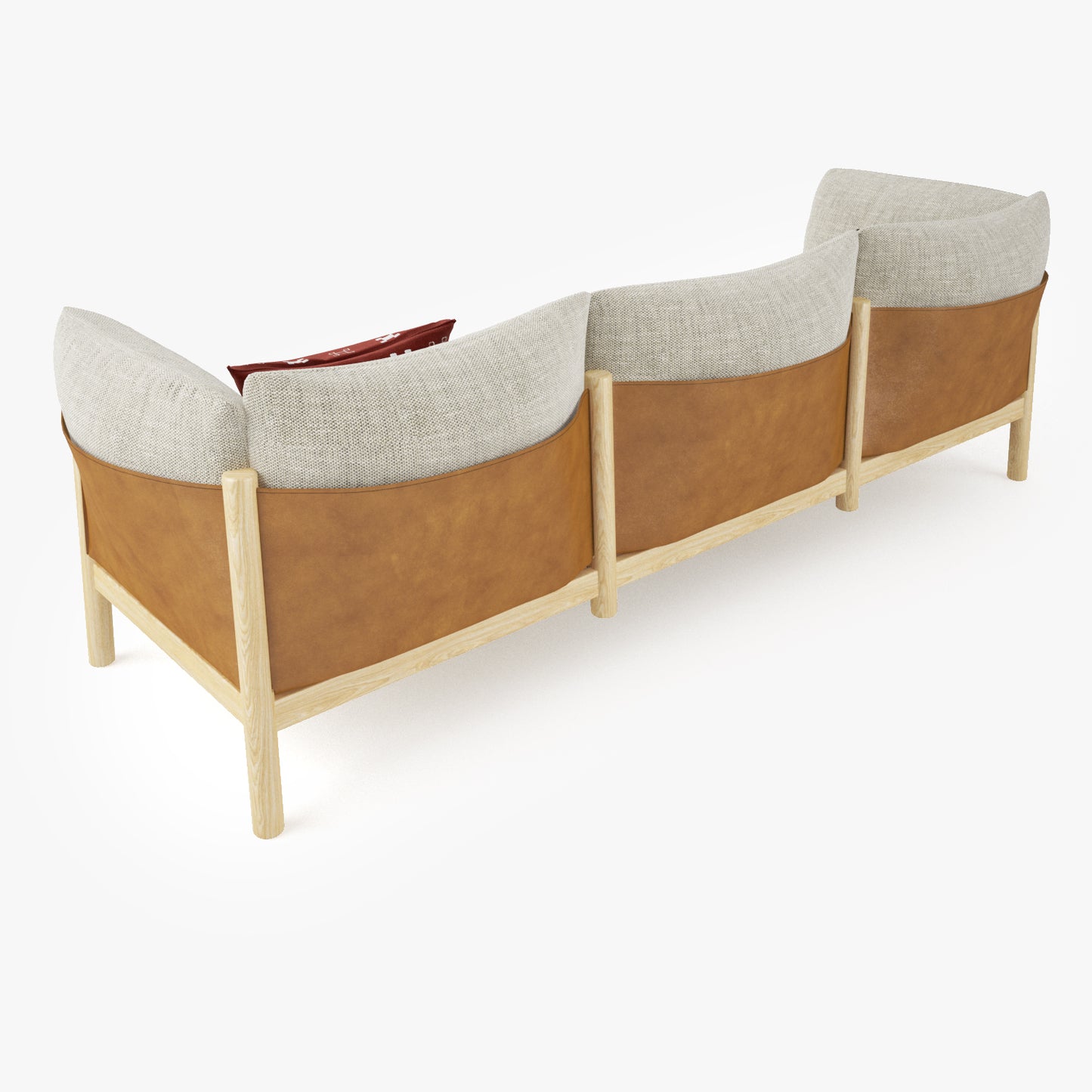 DePadova Yak Three Seater Sofa 3D Model