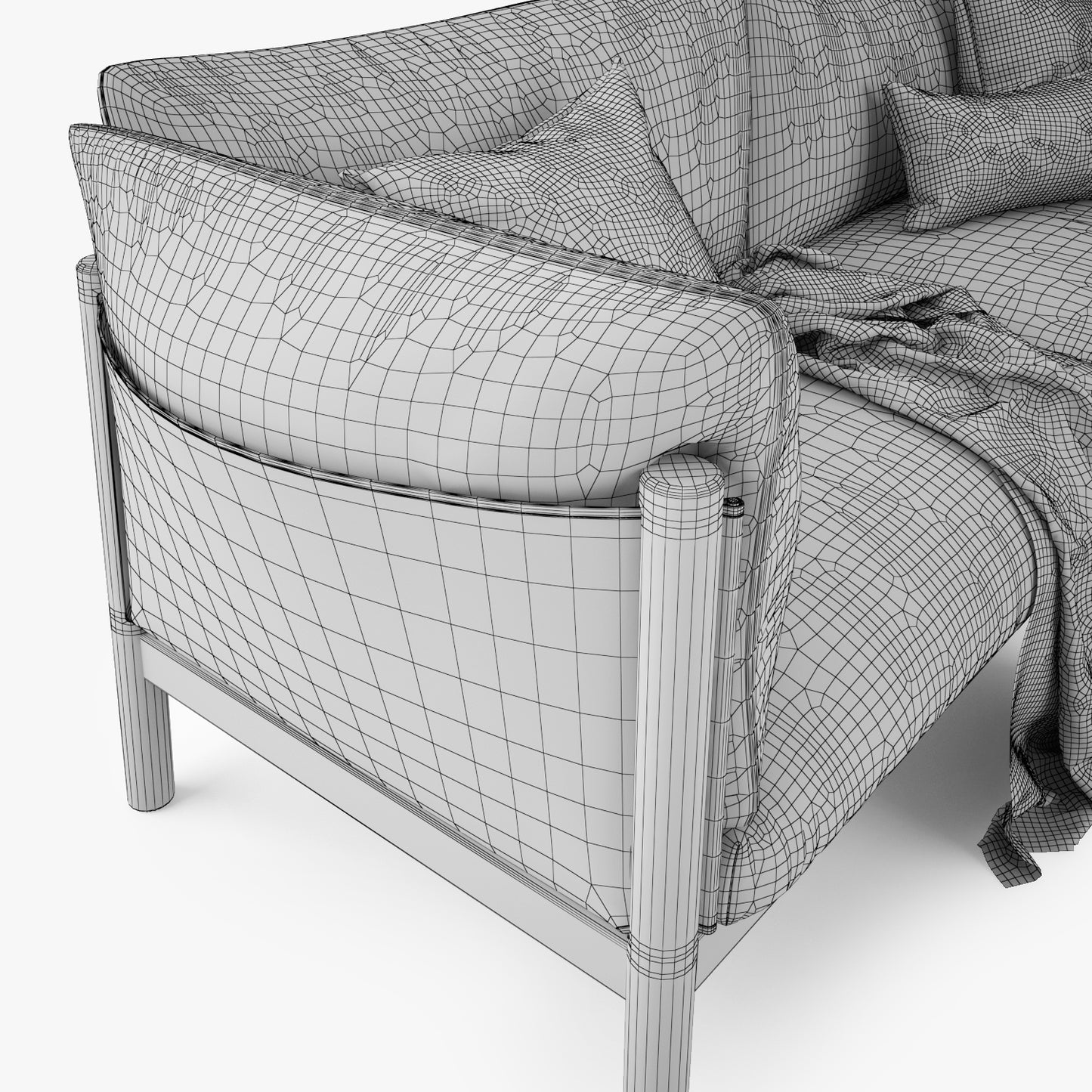 DePadova Yak Two Seater Sofa 3D Model