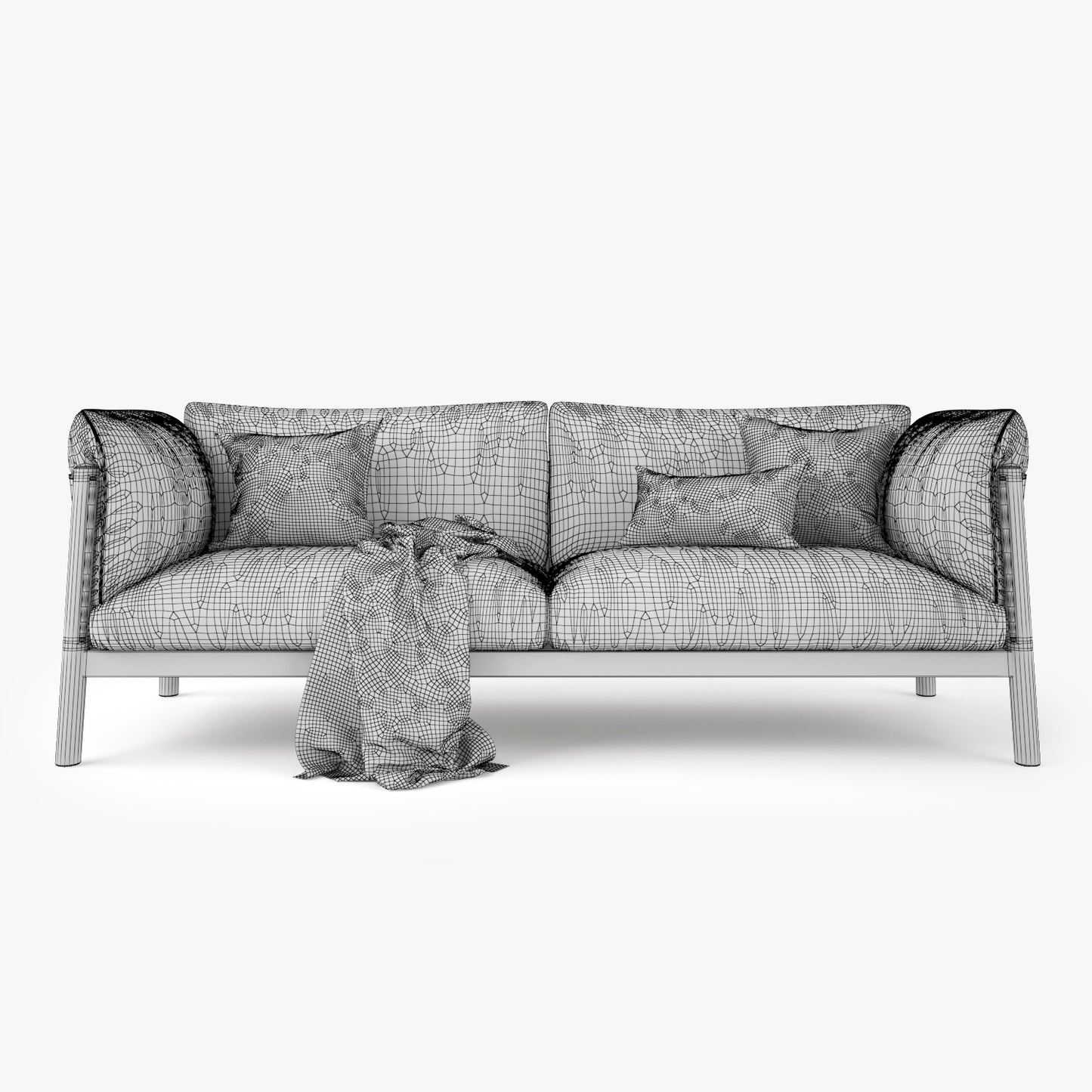 DePadova Yak Two Seater Sofa 3D Model