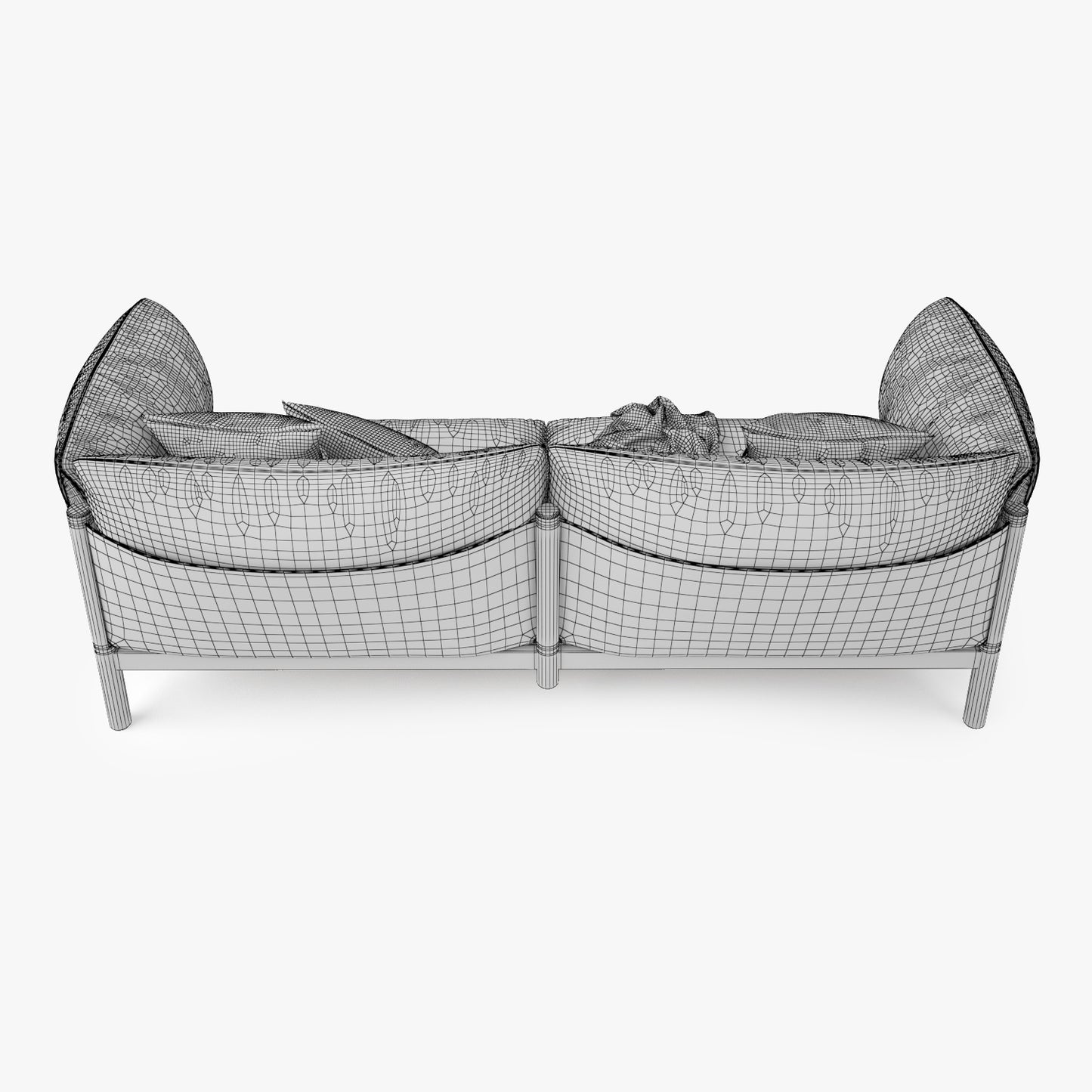 DePadova Yak Two Seater Sofa 3D Model