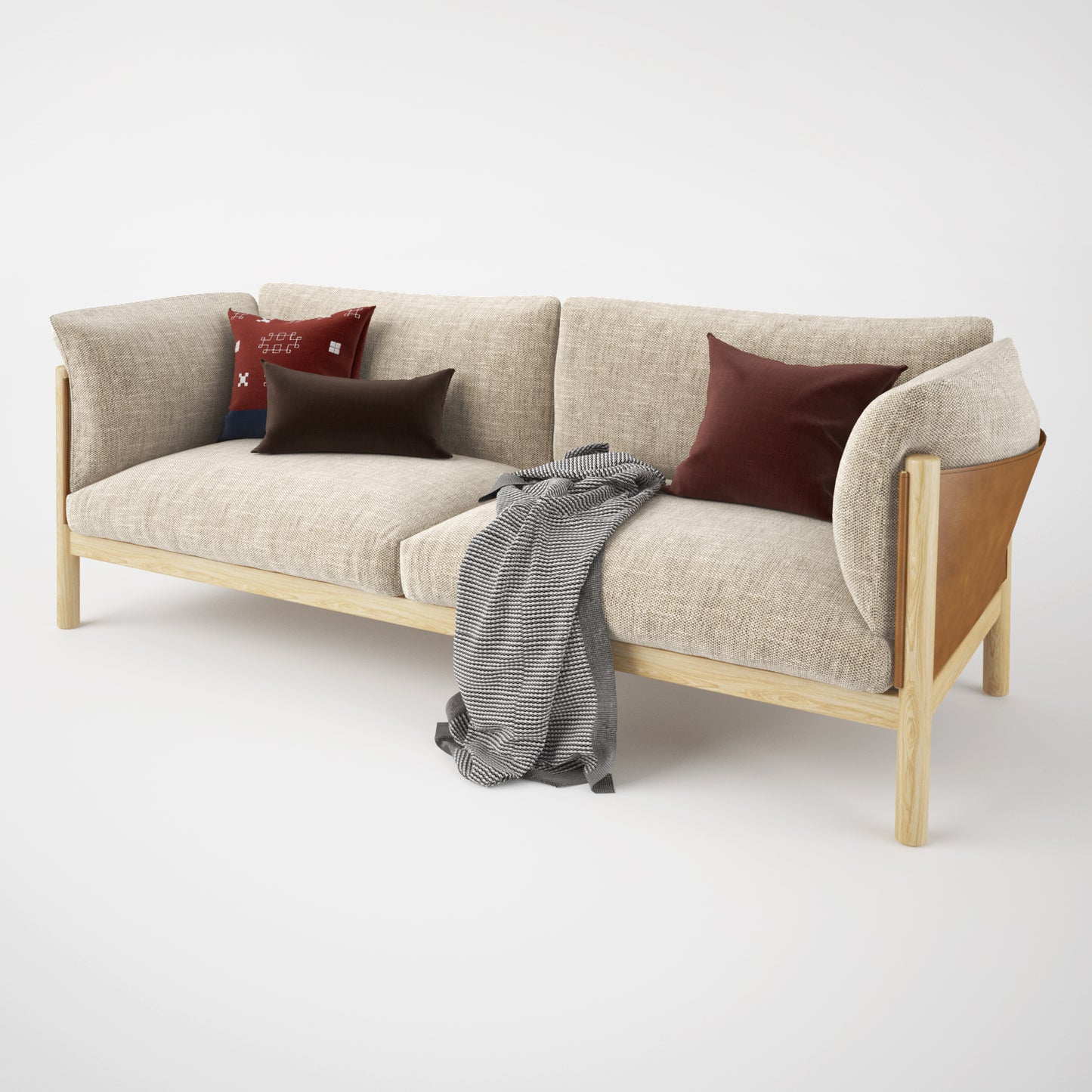 DePadova Yak Two Seater Sofa 3D Model