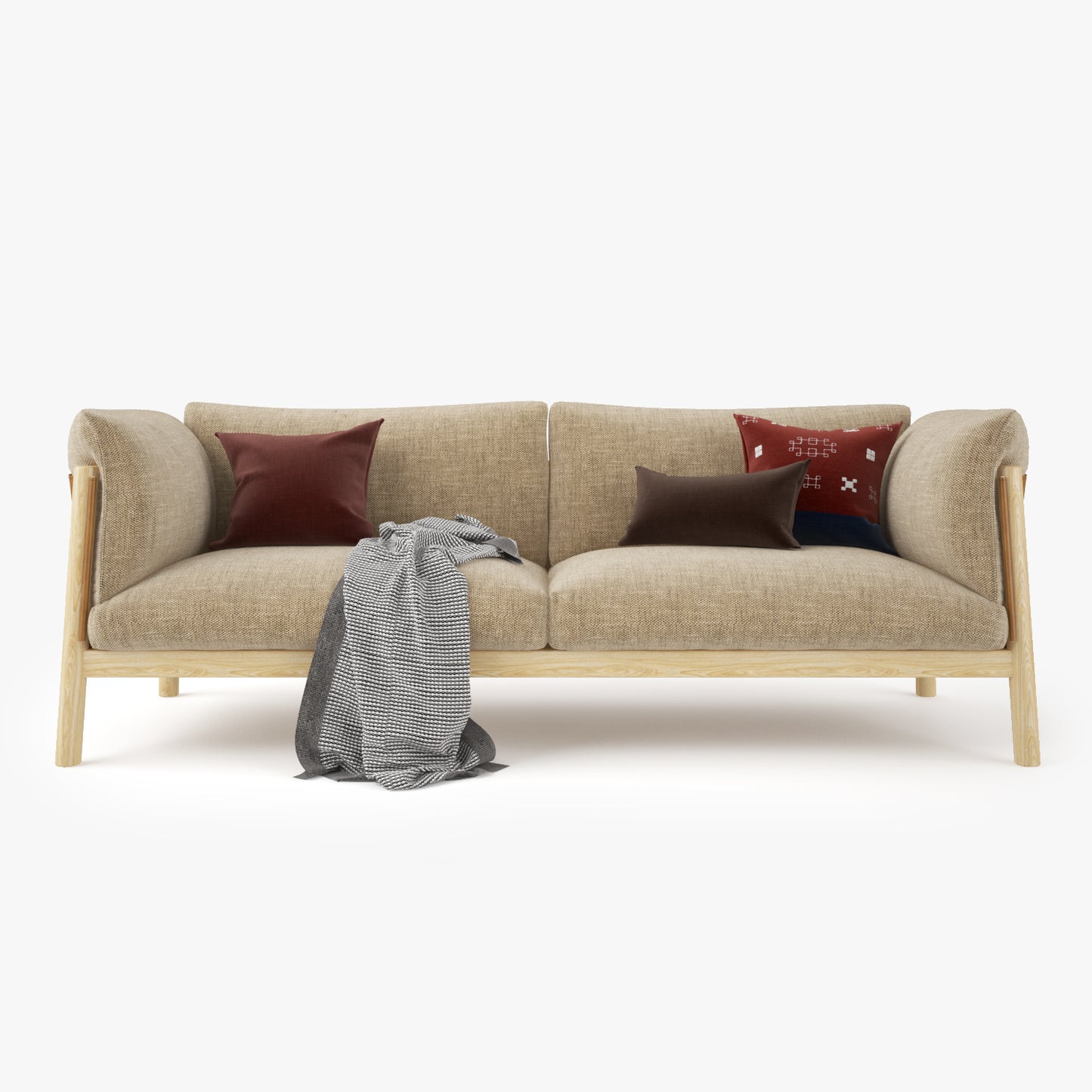 DePadova Yak Two Seater Sofa 3D Model
