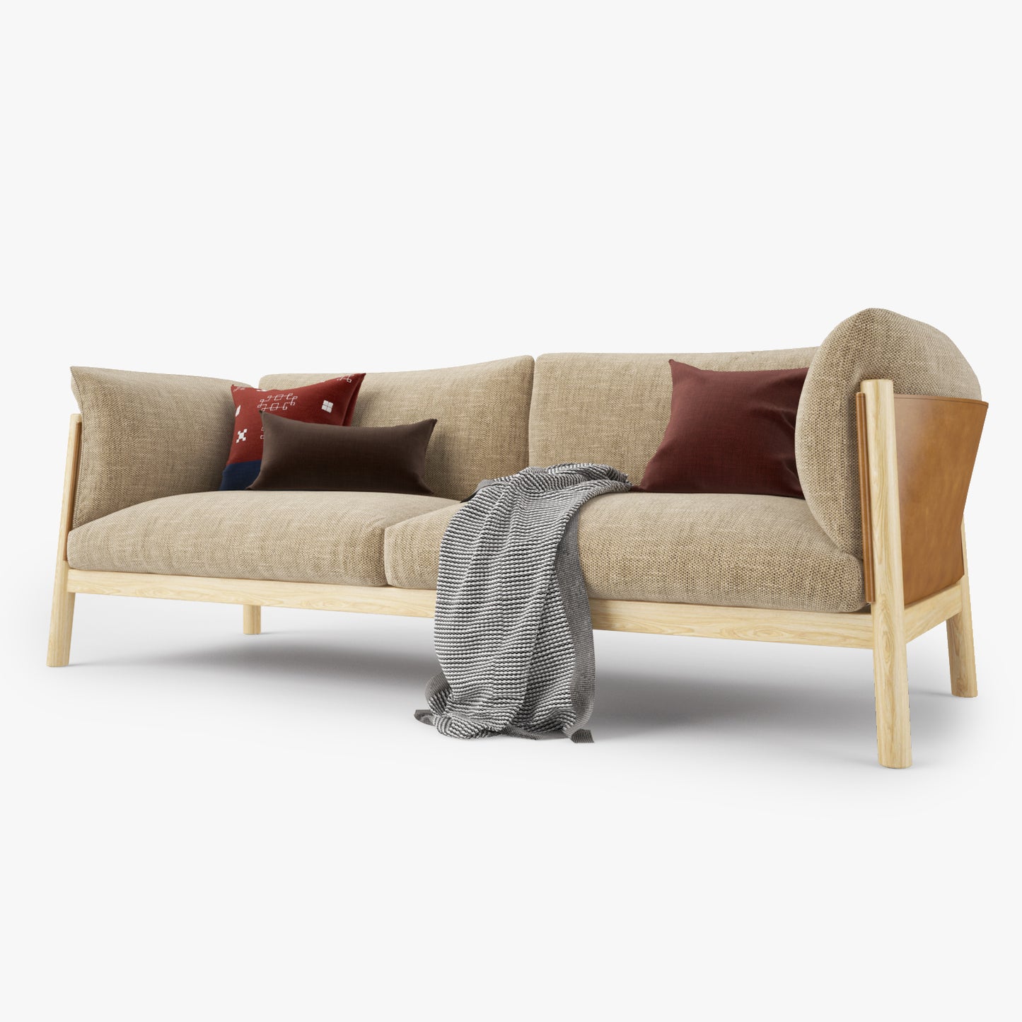 DePadova Yak Two Seater Sofa 3D Model