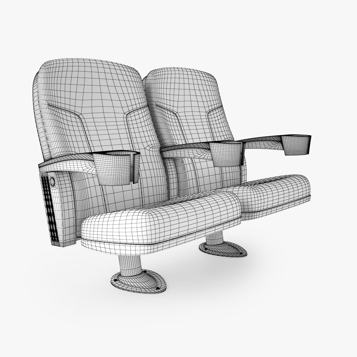 Figueras 9078 Megaseat VIP Cinema Chair 3D Model