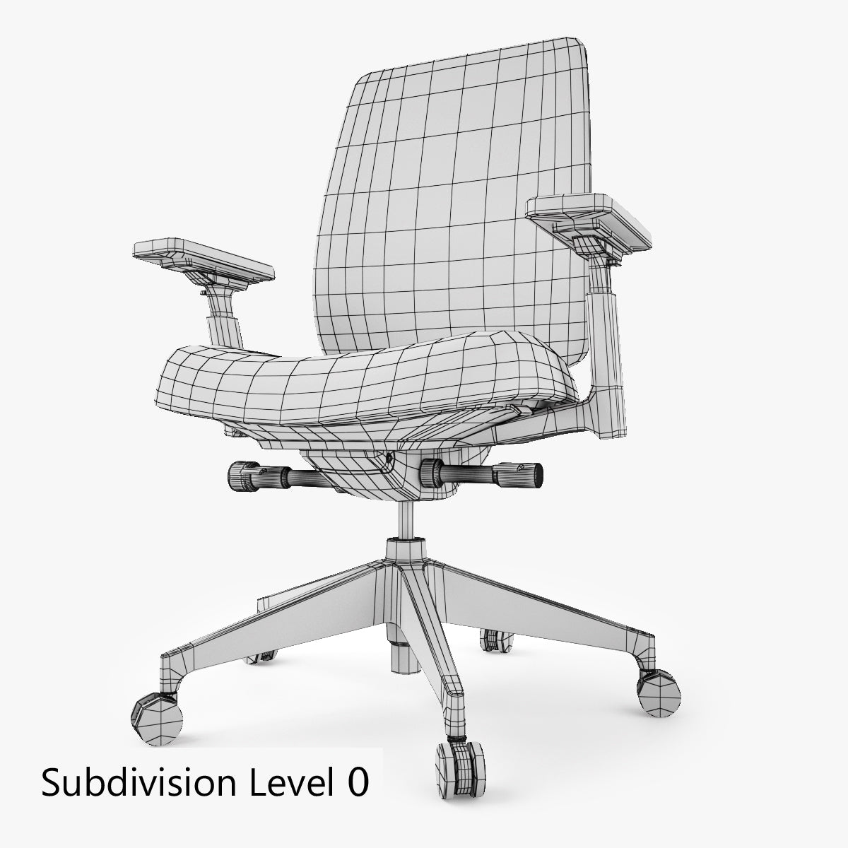 FREE Haworth Lively Task Office Chair 3D Model