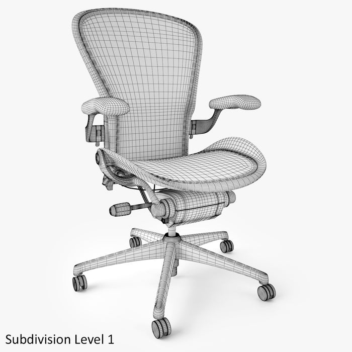 Herman Miller Aeron Office Chair 3D Model