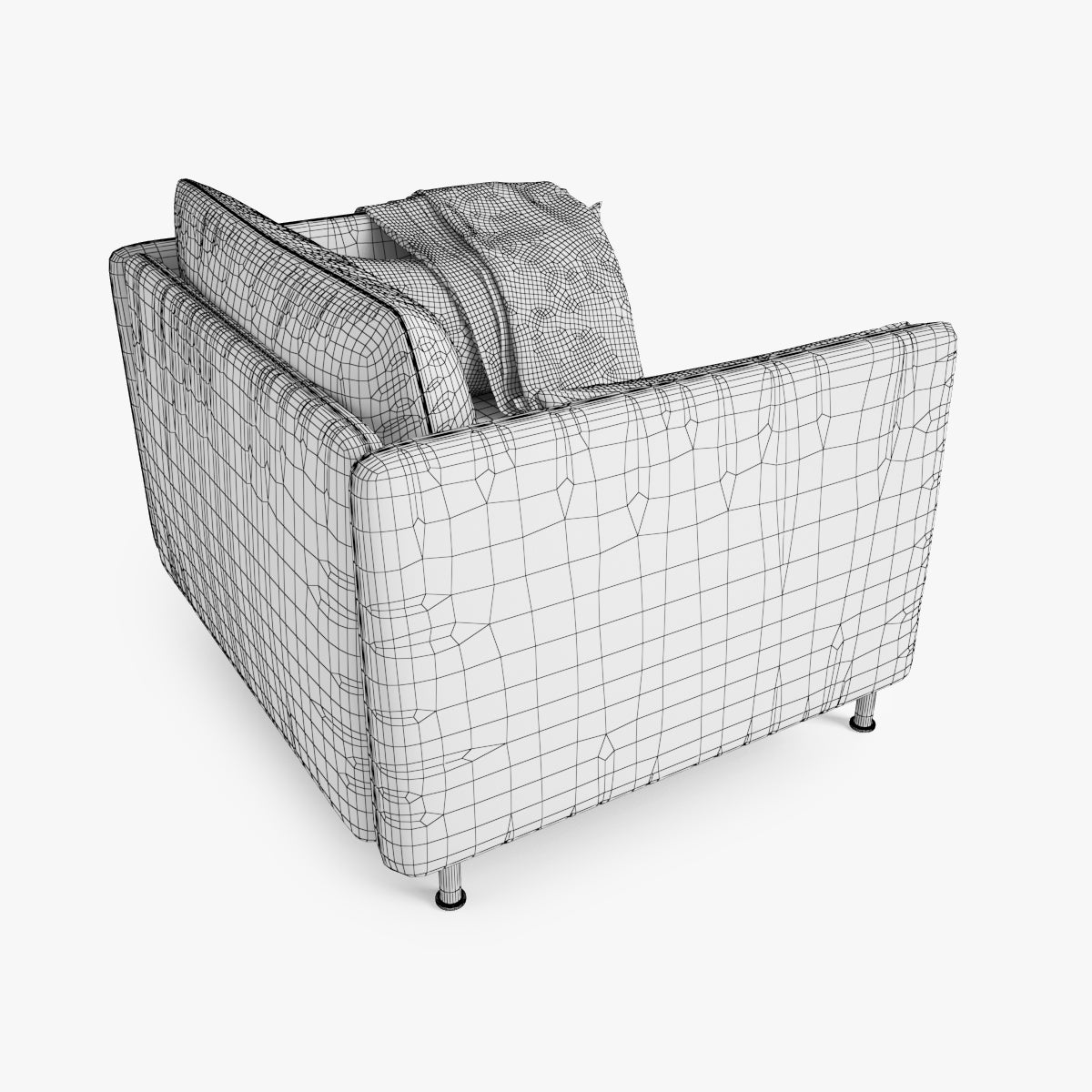 IKEA Soderhamn Armchair 3D Model