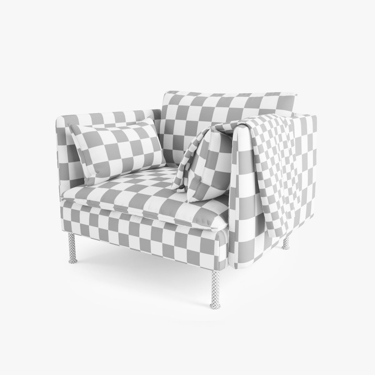 IKEA Soderhamn Armchair 3D Model
