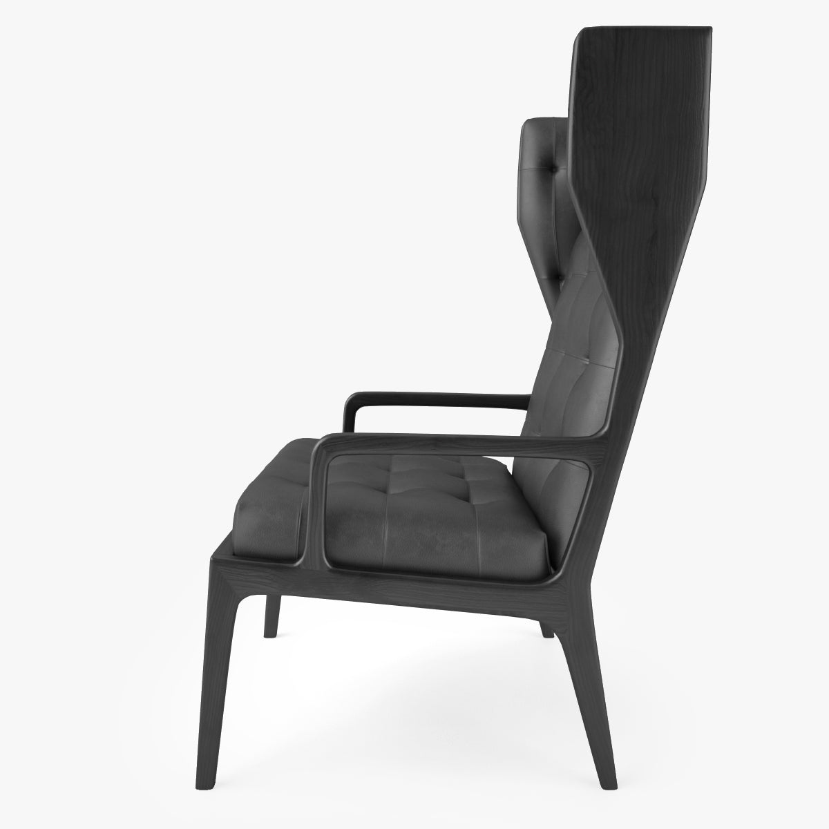 Jame UK Wingback Chair 3D Model