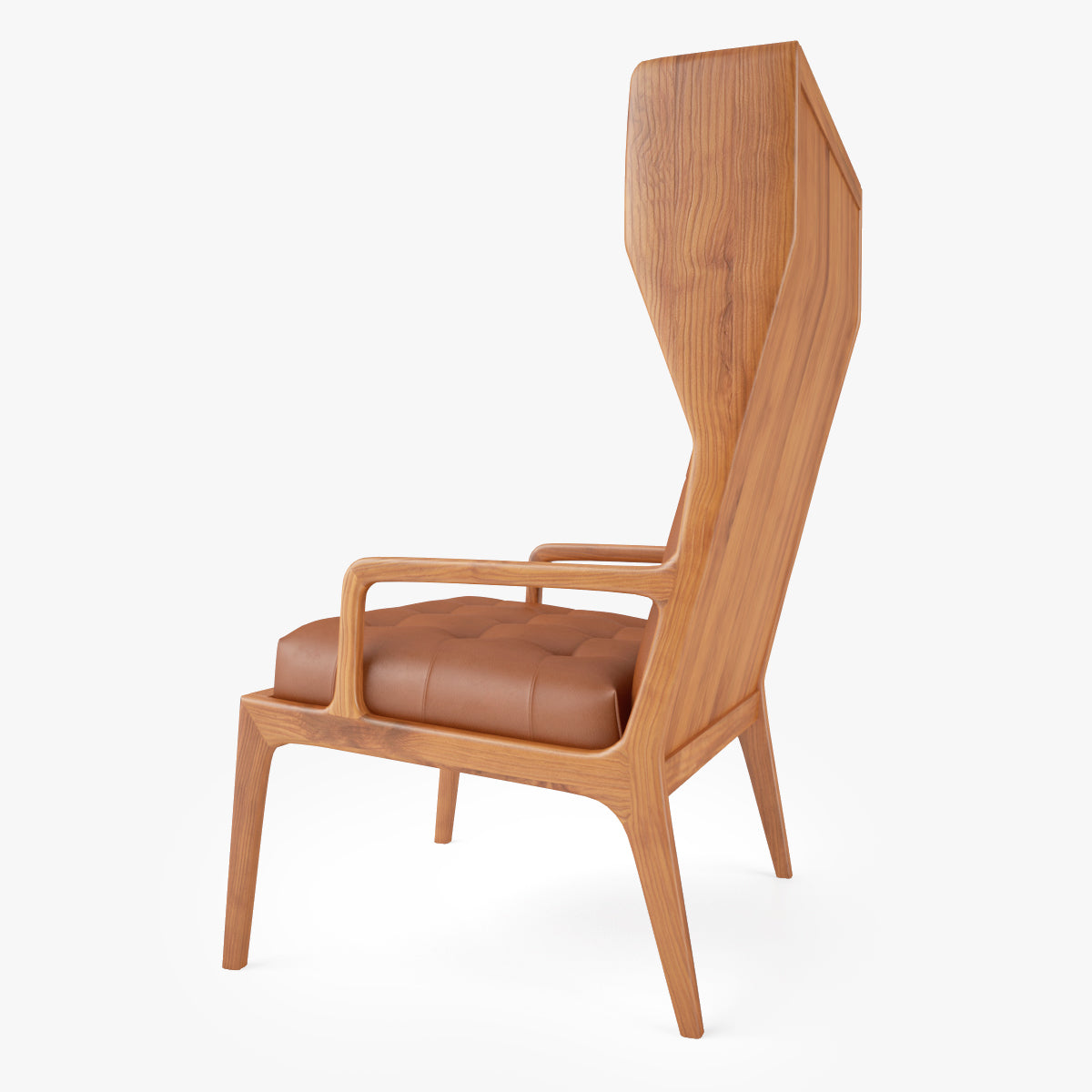 Jame UK Wingback Chair 3D Model
