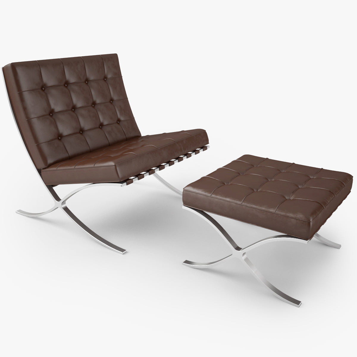 Knoll Barcelona Chair 3D Model