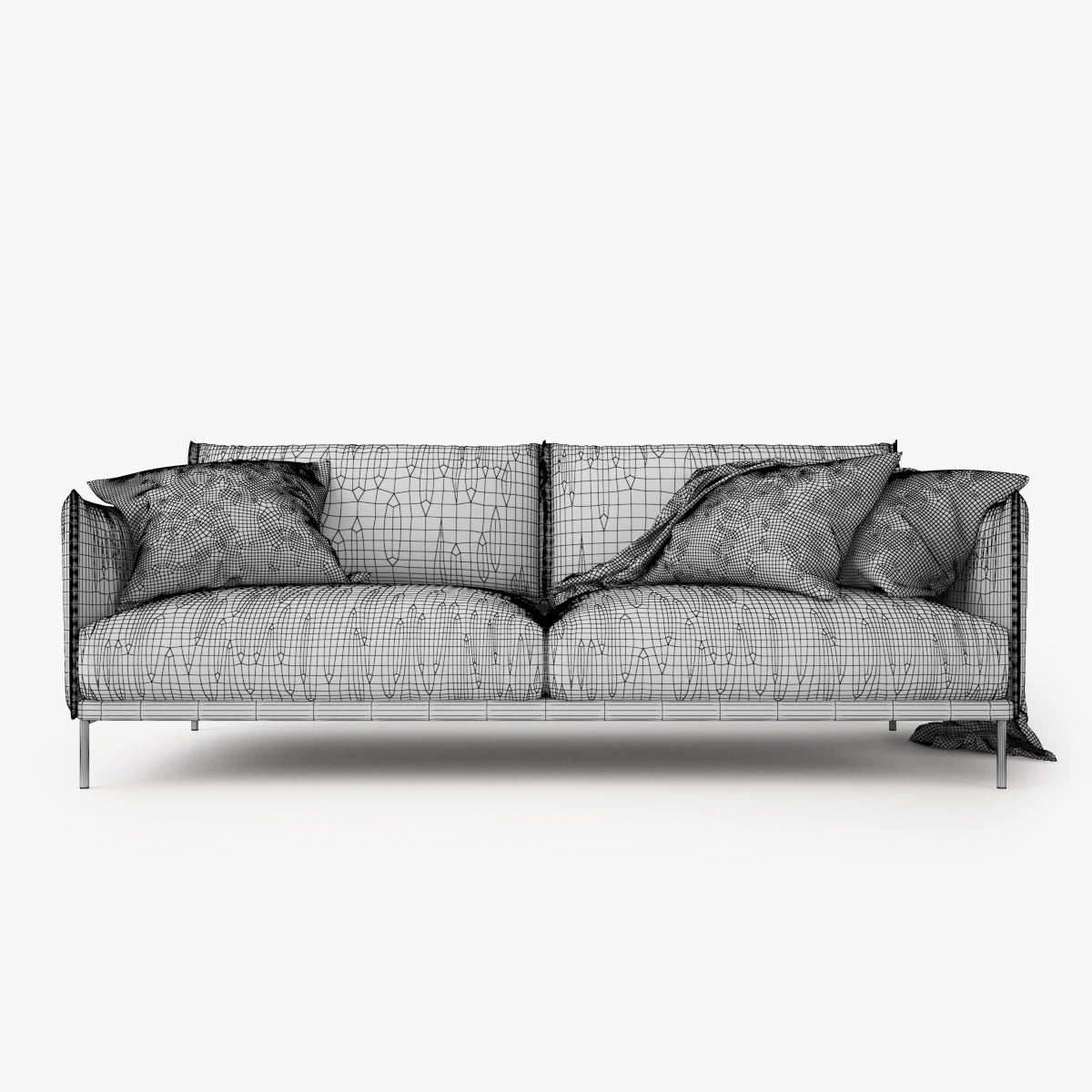 Moroso Gentry 2 Seater Sofa 3D Model