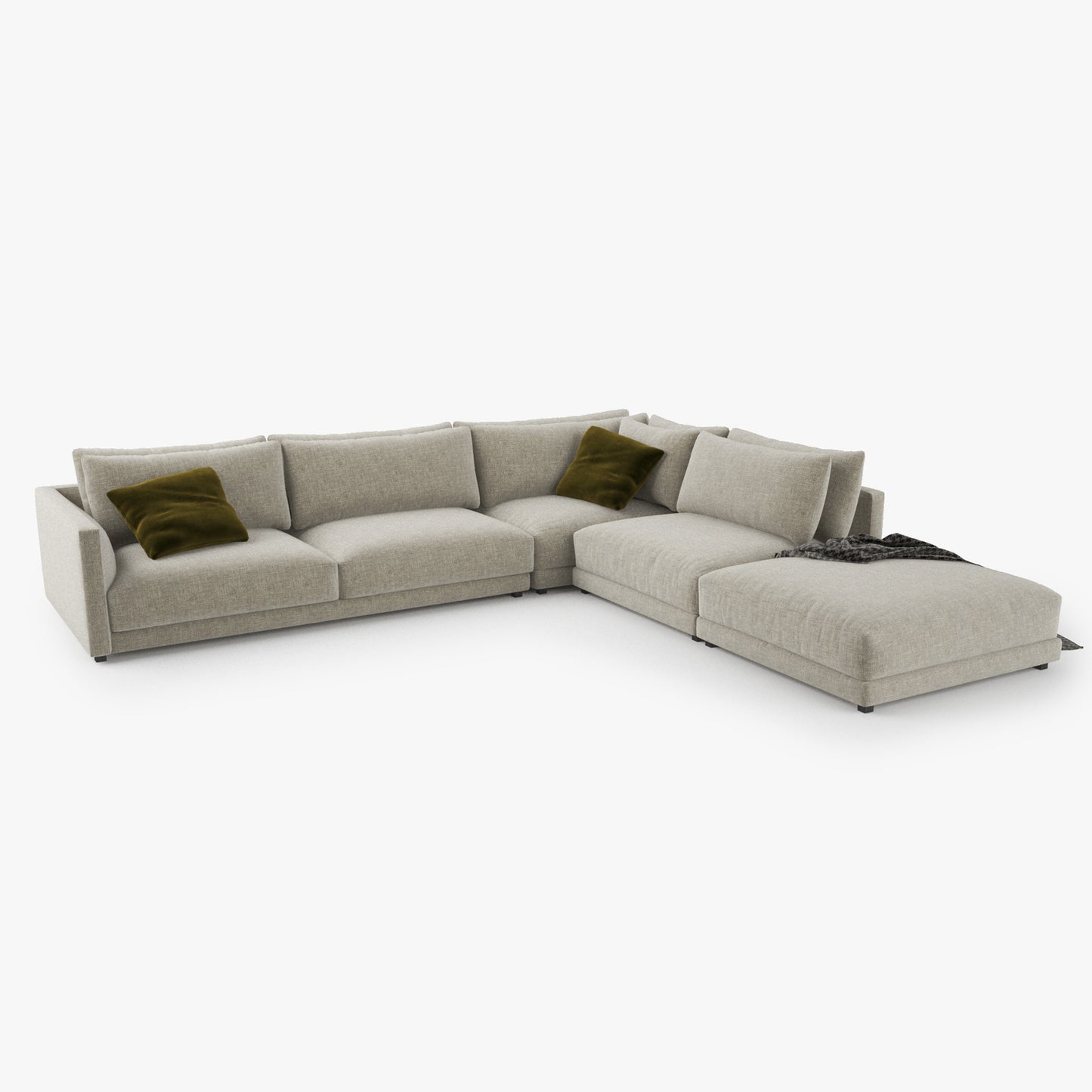 Poliform Bristol Sectional Sofa 3D Model