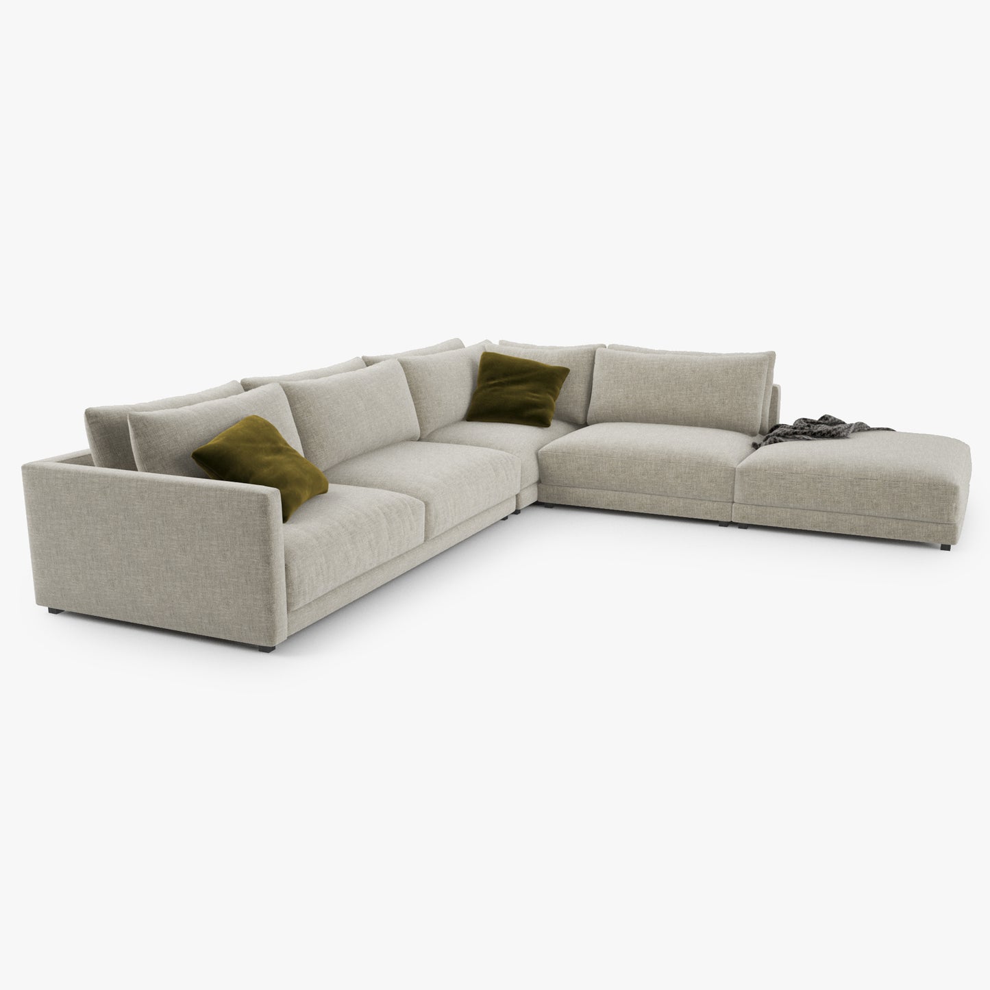 Poliform Bristol Sectional Sofa 3D Model