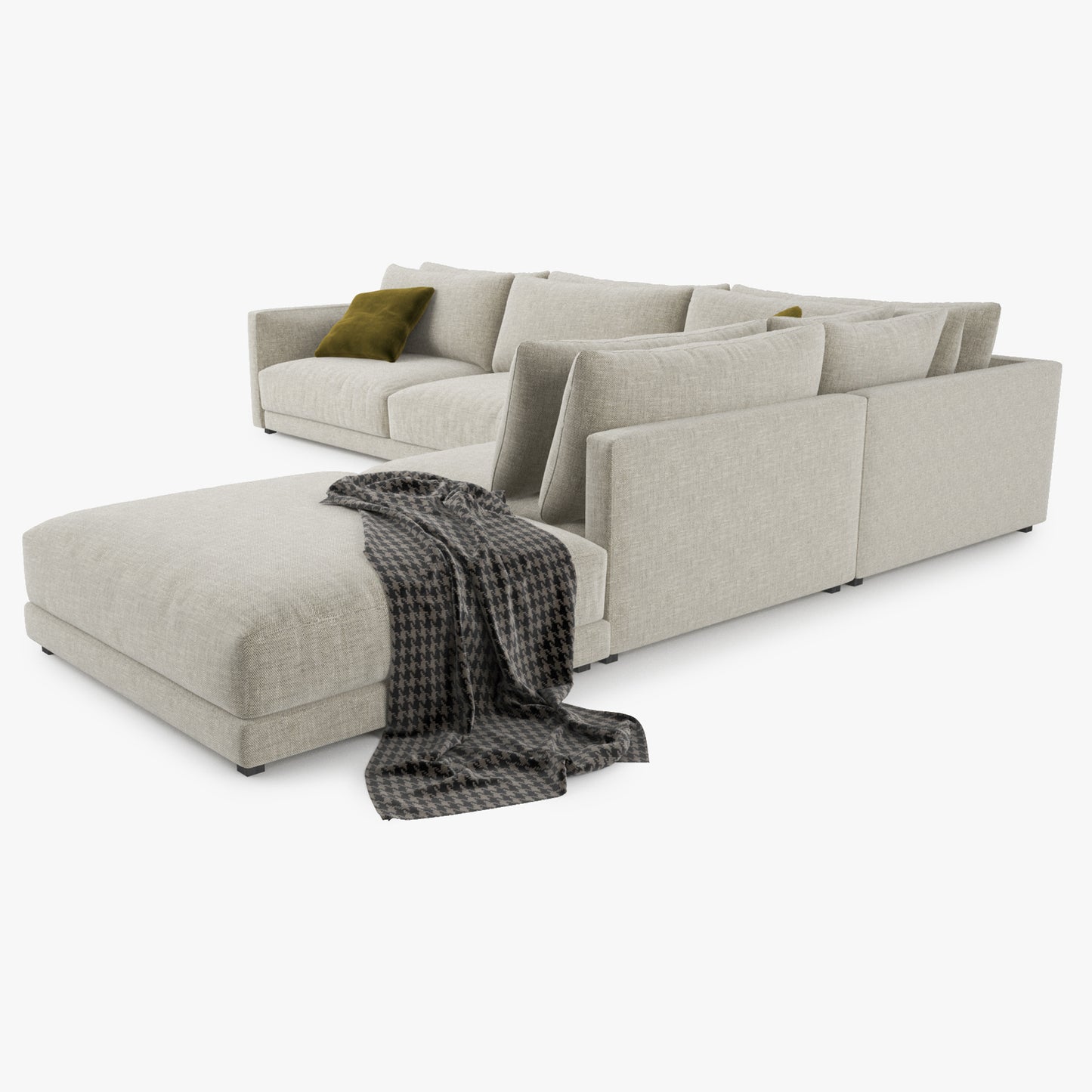 Poliform Bristol Sectional Sofa 3D Model