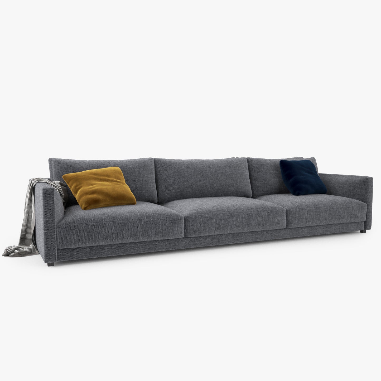 Poliform Bristol Three Seater Sofa 3D Model