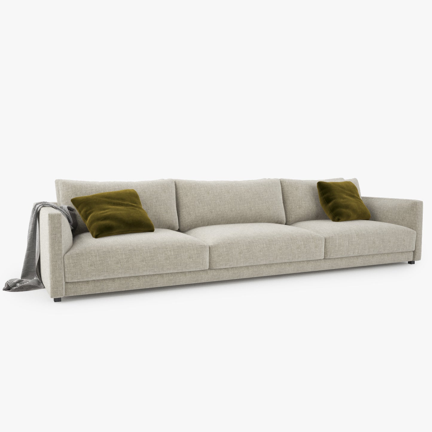 Poliform Bristol Three Seater Sofa 3D Model