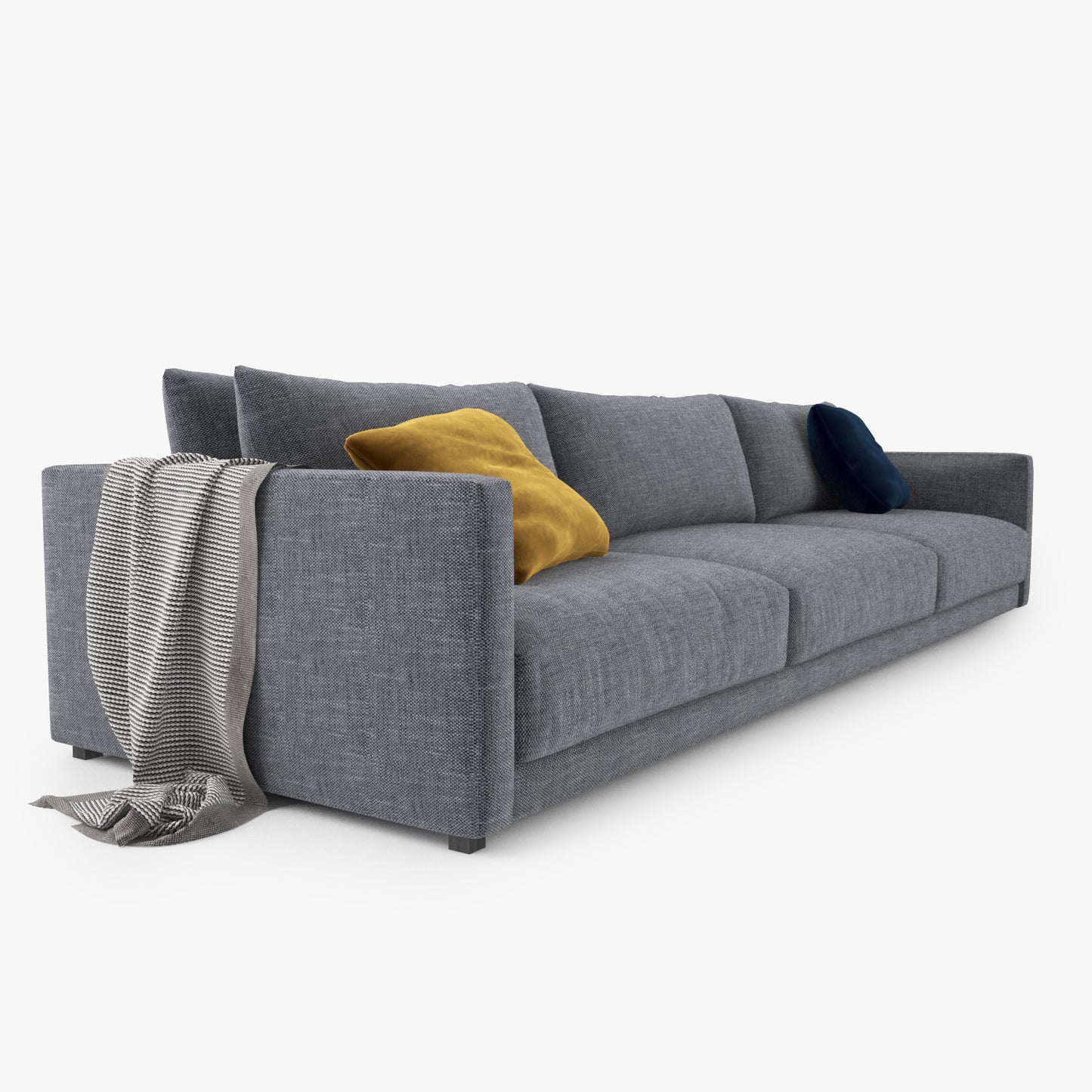 Poliform Bristol Three Seater Sofa 3D Model