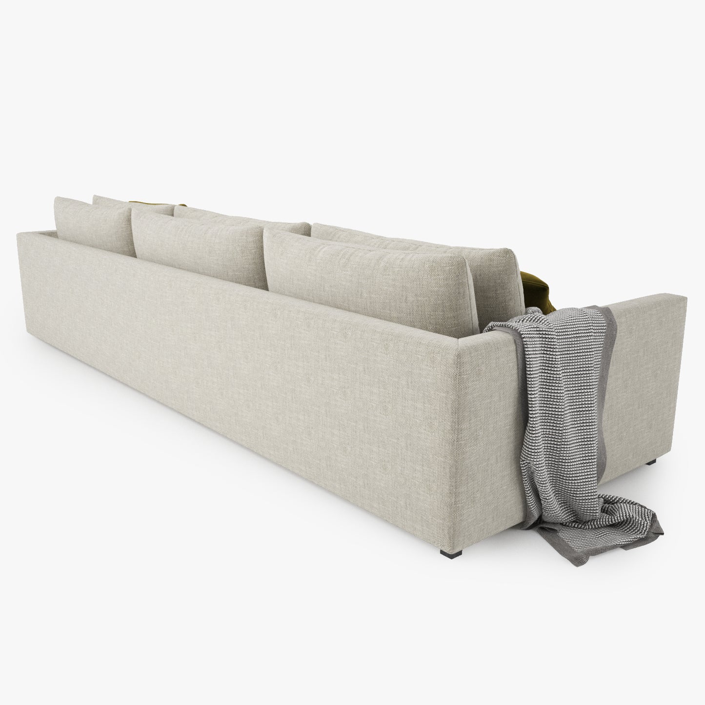 Poliform Bristol Three Seater Sofa 3D Model