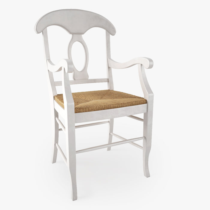 FREE Pottery Barn Napoleon Rush Seat Chair 3D Model