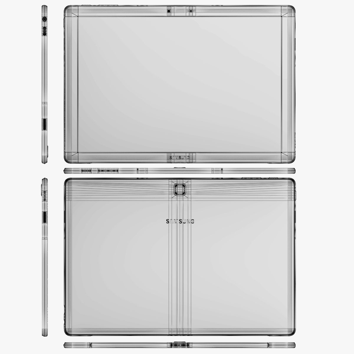 Samsung Galaxy TabPro S White with Keyboard