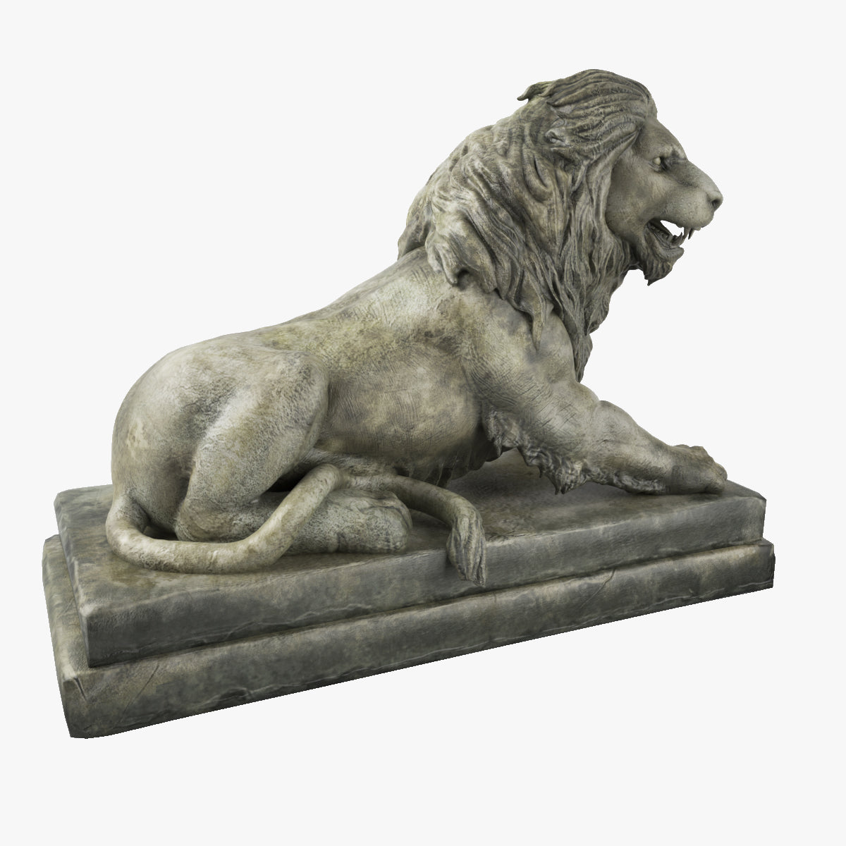 Lion sculpture 3d fashion model