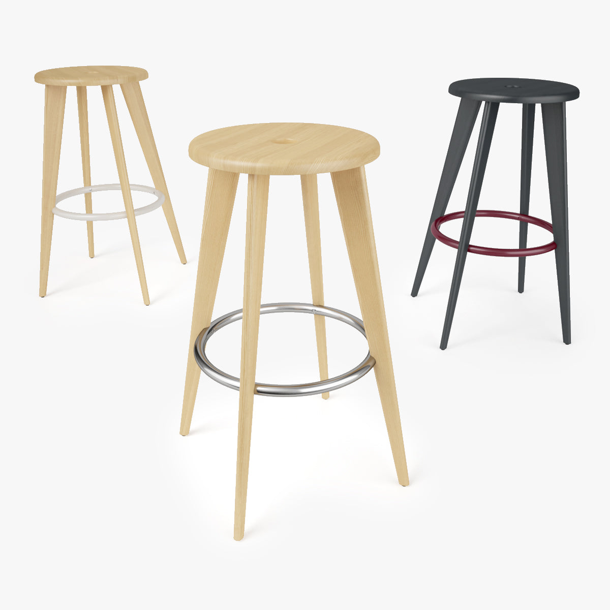 Vitra Tabouret Haut Bar Stool 3D Model