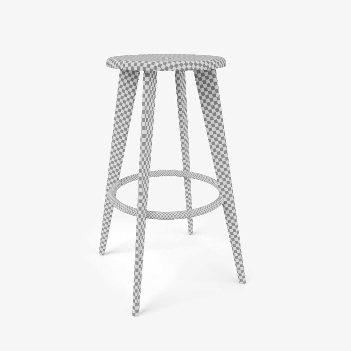 Vitra Tabouret Haut Bar Stool 3D Model