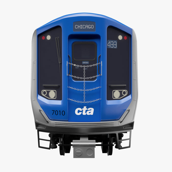Chicago CTA Train 7000 Series 3D Model