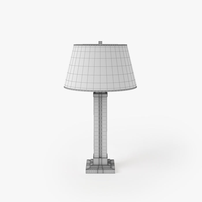 FREE City Lights Detroit - Wright Table Lamp 3D Model