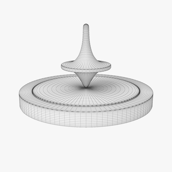 FREE ForeverSpin Metal Spinning Tops 3D Model
